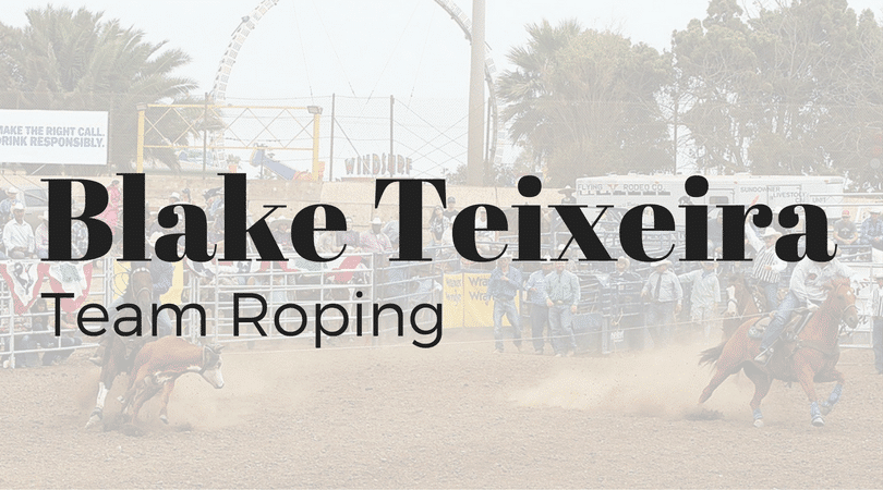 Blake Teixeira best ever pads team rider team roping