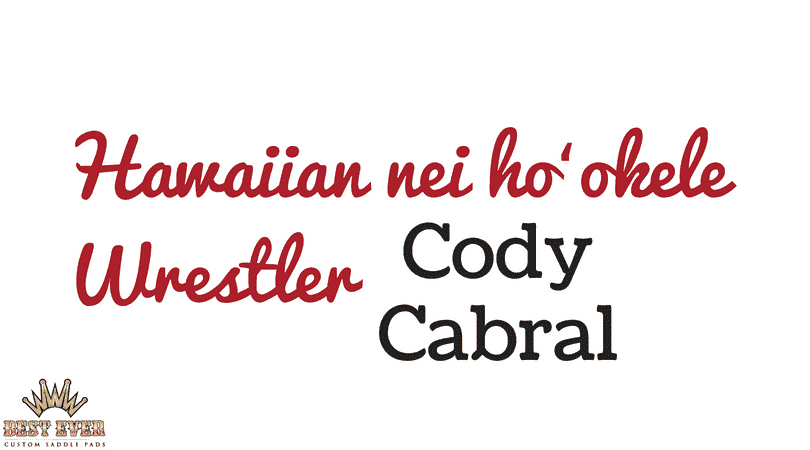 Best Ever Pads team rider Cody Cabral, steer wrestling, 2016 NFR