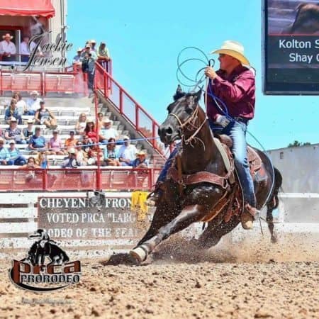 Kolton Schmidt Best Ever Pads team rider heading to the NFR