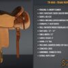 Team Ropers - Best Ever Saddles - Custom Tooled - Image 6