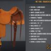 Ranch Cutter - Best Ever Saddles - Custom Tooled