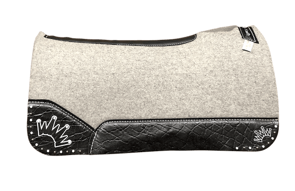 Best ever saddle pad with red monster gator wear leathers.