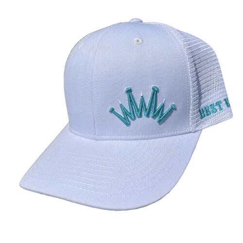 Trucker Hat White Puff Crown