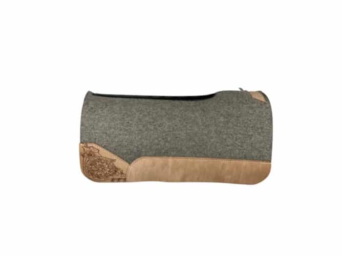 32x32 1" Kush Gray Wool Saddle Pad (#115534)