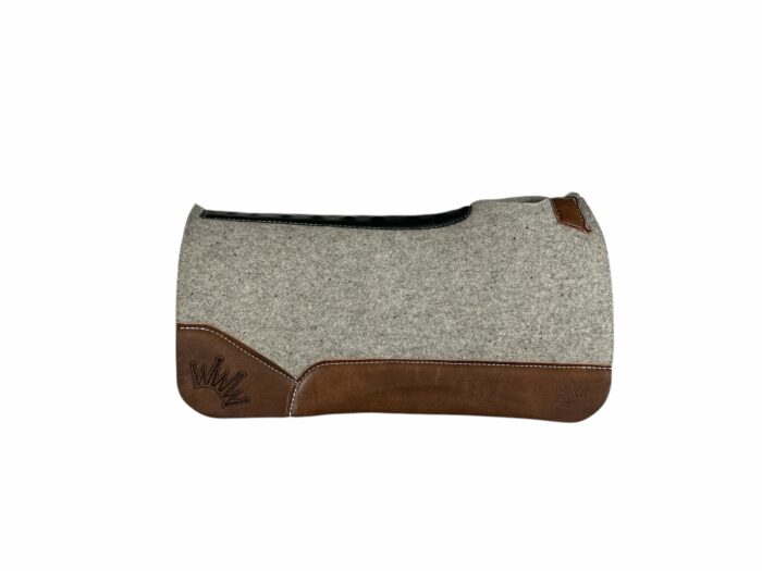 32x32 1" Kush Gray Wool Saddle Pad (#115992)