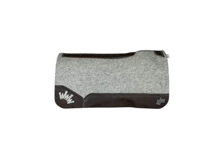 32x32 1" Kush Gray Wool Saddle Pad (#116858)