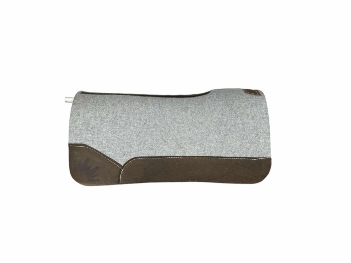 32x32 1" Kush Gray Wool Saddle Pad (#117054)