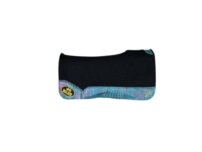 32x32 1" Kush Black Wool Gooseneck Saddle Pad (#117044)