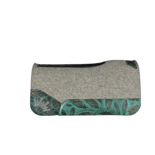 28x28 3/4" Kush Gray Wool Saddle Pad (#117554)