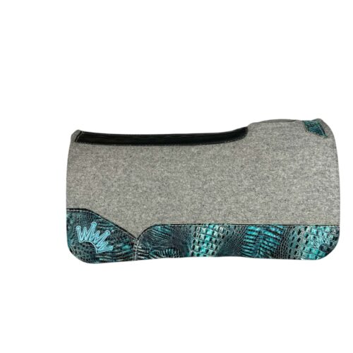 32x32 3/4" Kush Gray Wool Saddle Pad (#117618)